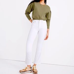 Madewell Cali Demi Boot White NWT 30
